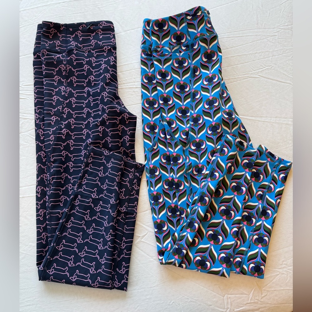 NWT Boden High Waist Pocket Leggings 2 pairs size 10US